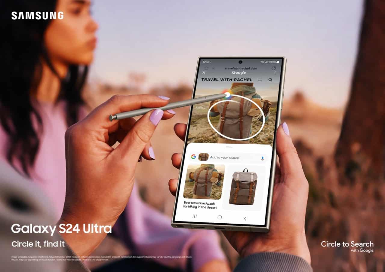 Featured image for Samsung says 'Circle to Search' is the most famous among Galaxy AI features