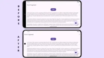 Edge to edge in landscape comparison