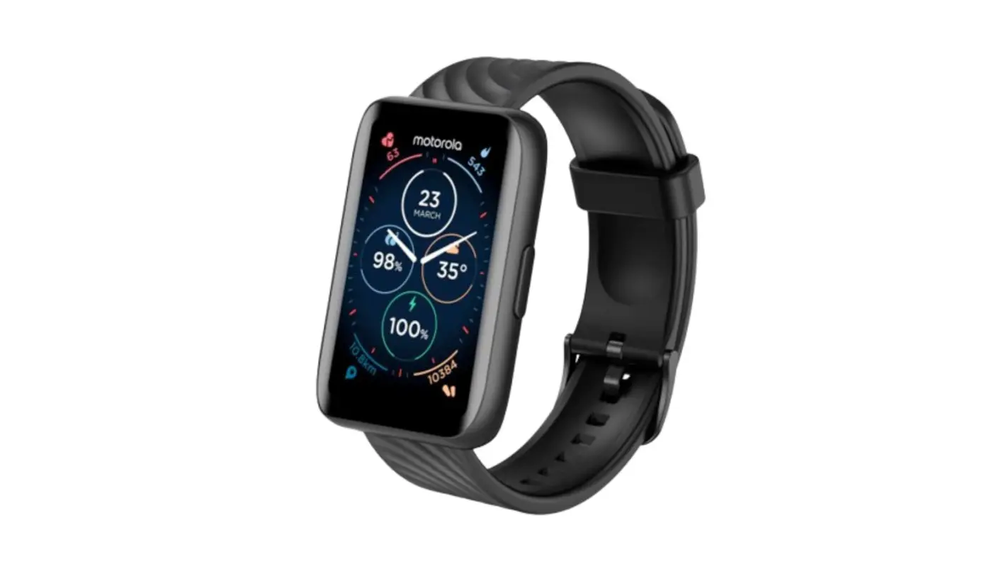 Featured image for Motorola brings Moto Watch 40 with 10-day battery life & Google Fit