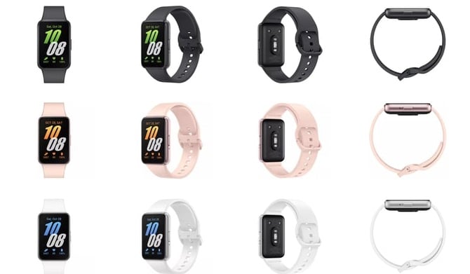 Samsung Galaxy Fit 3 design colors