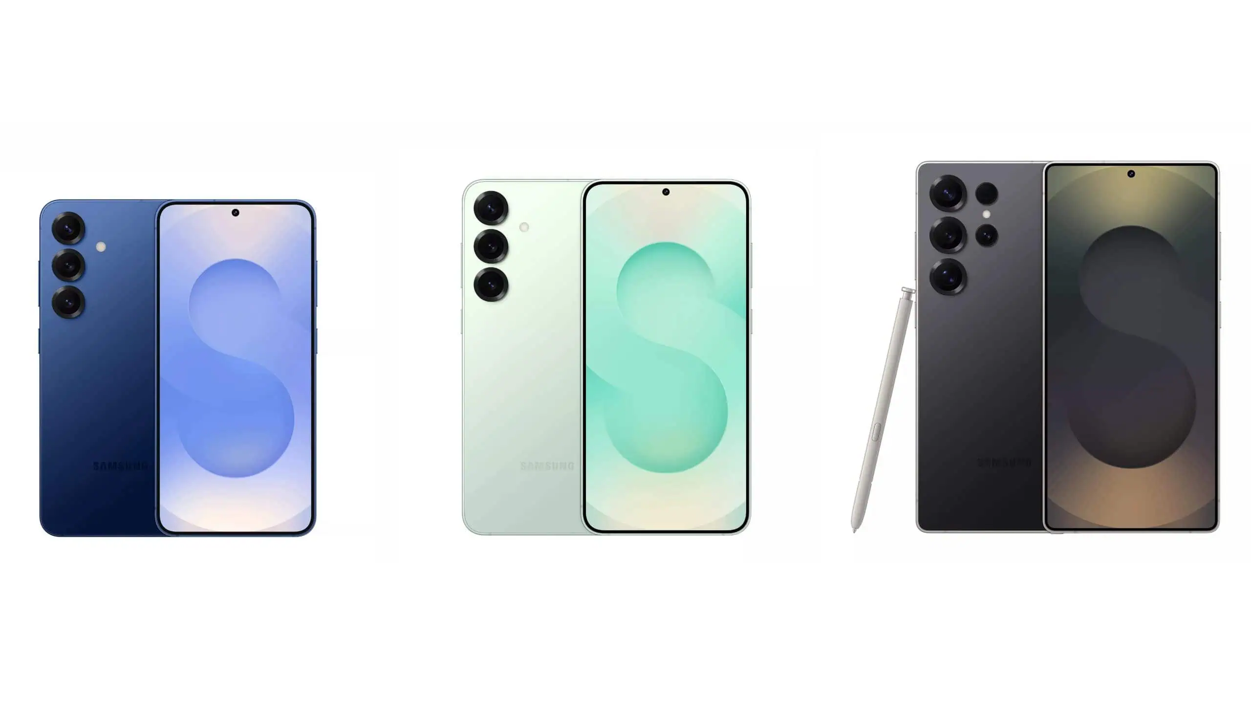 Samsung Galaxy S25 series renders featured