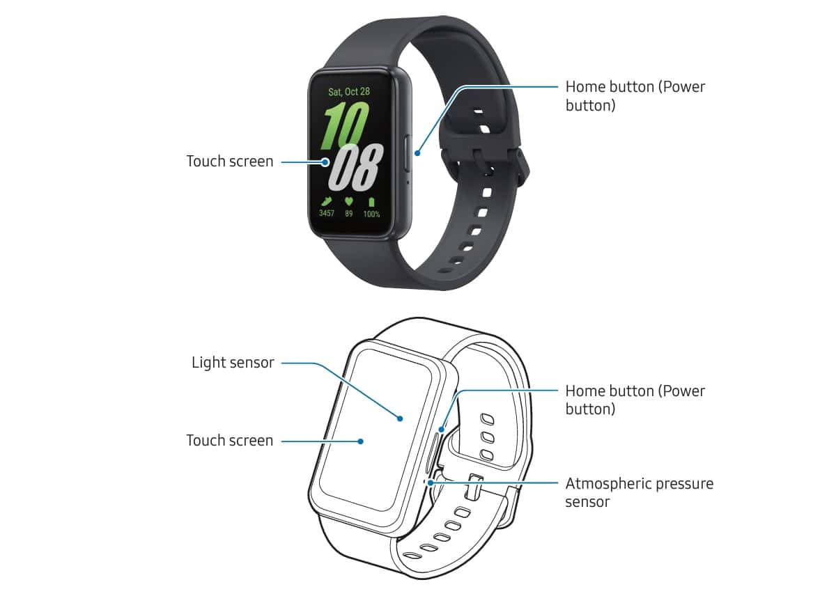 Samsung galaxy Fit 3 leaked user manual