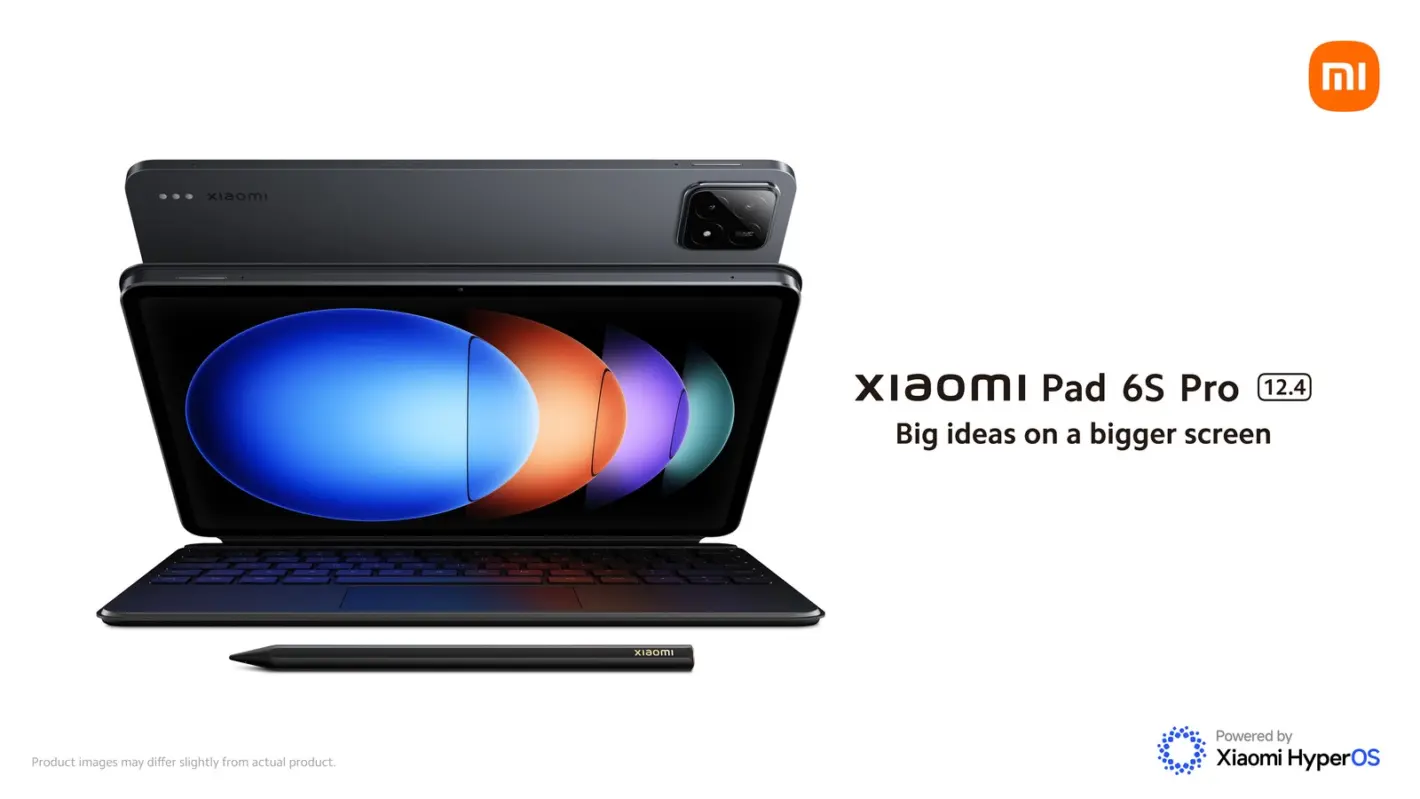 Featured image for Xiaomi Pad 6S Pro 12.4 launched globally with 144Hz display