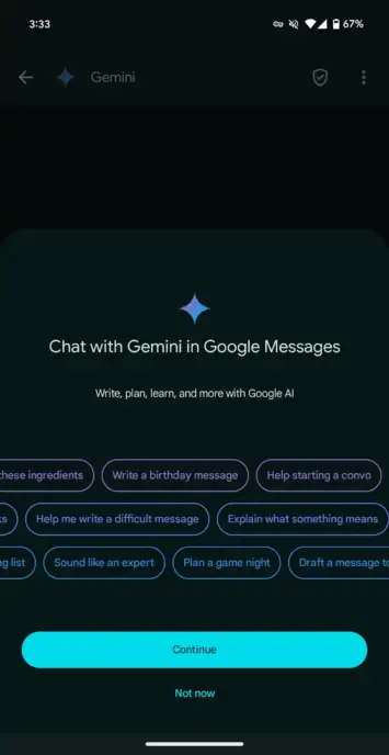 Gemini in Messages Beta (2)