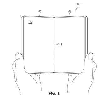 Microsoft proper foldable patent 1