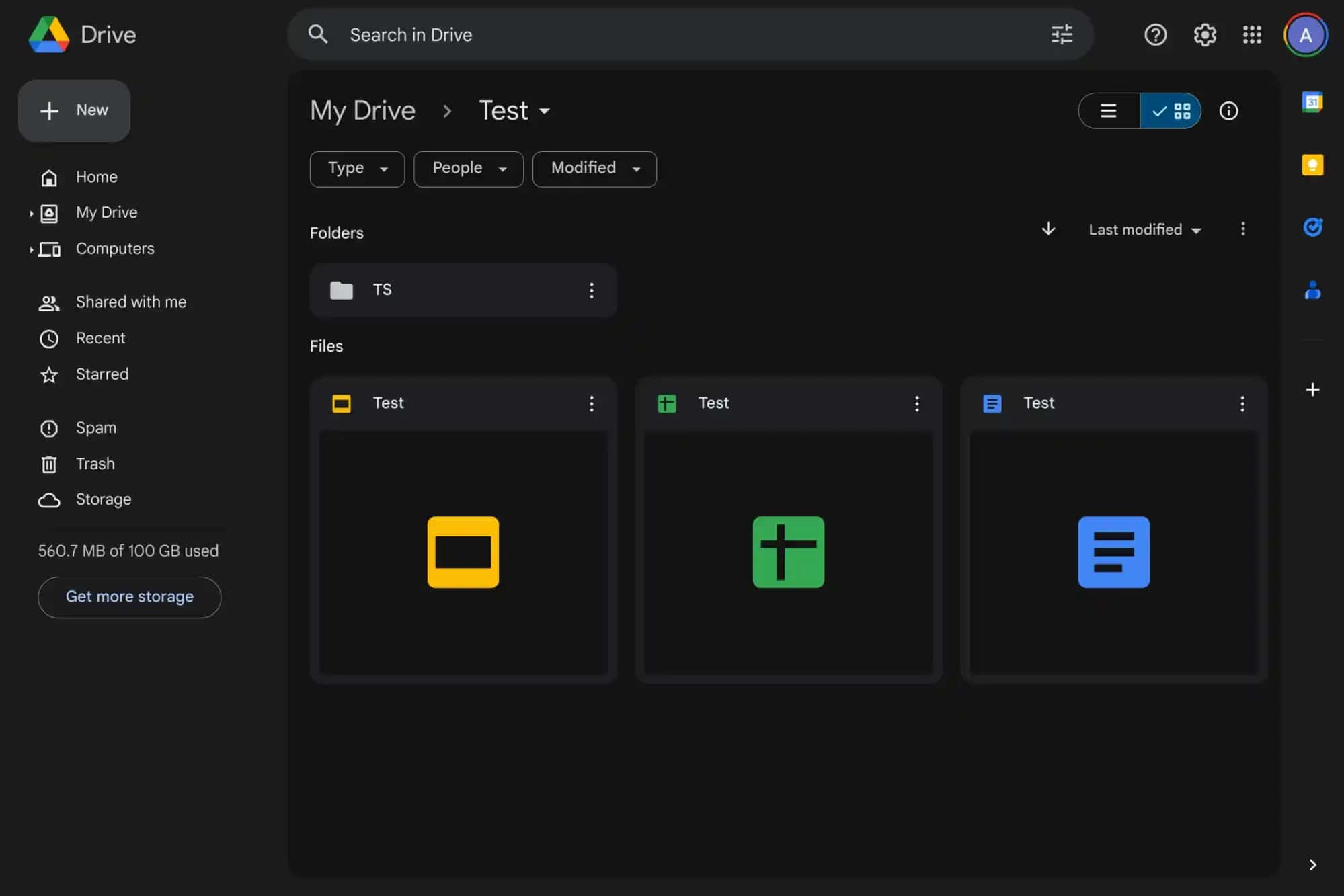 drive dark mode web