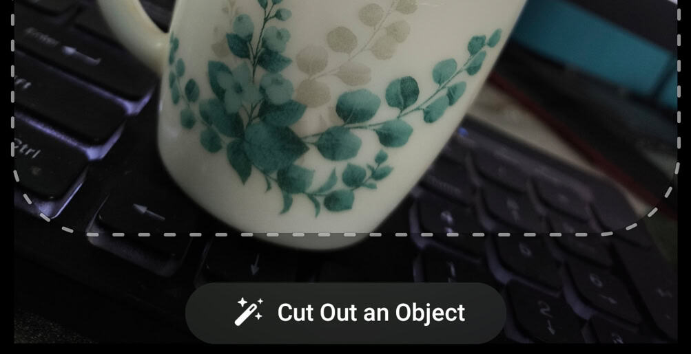 Cut Out an Object option in Telegram.