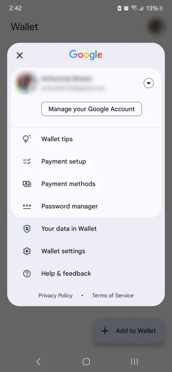 Google Wallet App Home Screen (2)