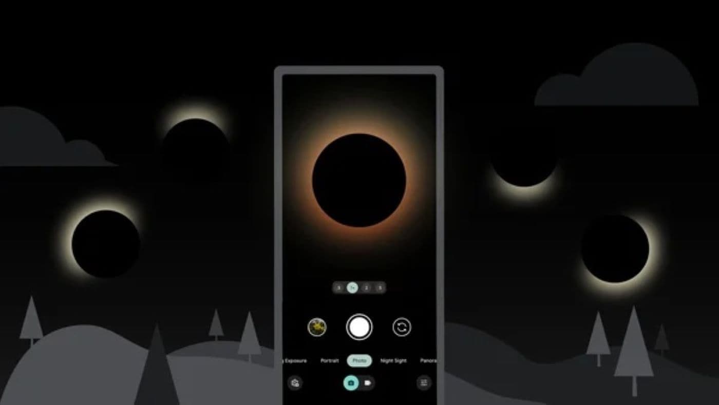 Featured image for Google gives advice on using the Pixel camera for eclipse photos