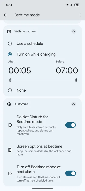 Android 15 Bedtime Routines (2)