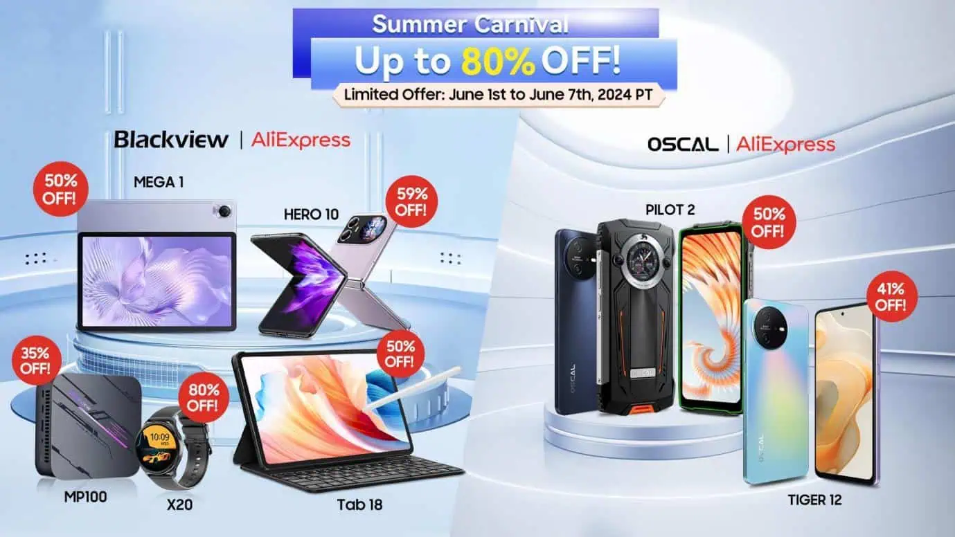 Featured image for Blackview & OSCAL products are up to 80% off for AliExpress sale