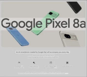 Google Pixel 8a promo materials leak 101