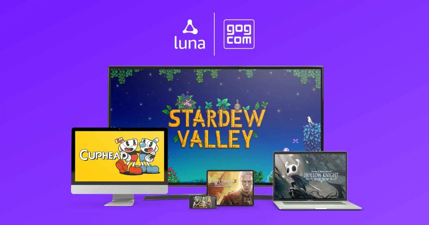 Featured image for Amazon Luna adds more than 40 new games, all from GOG