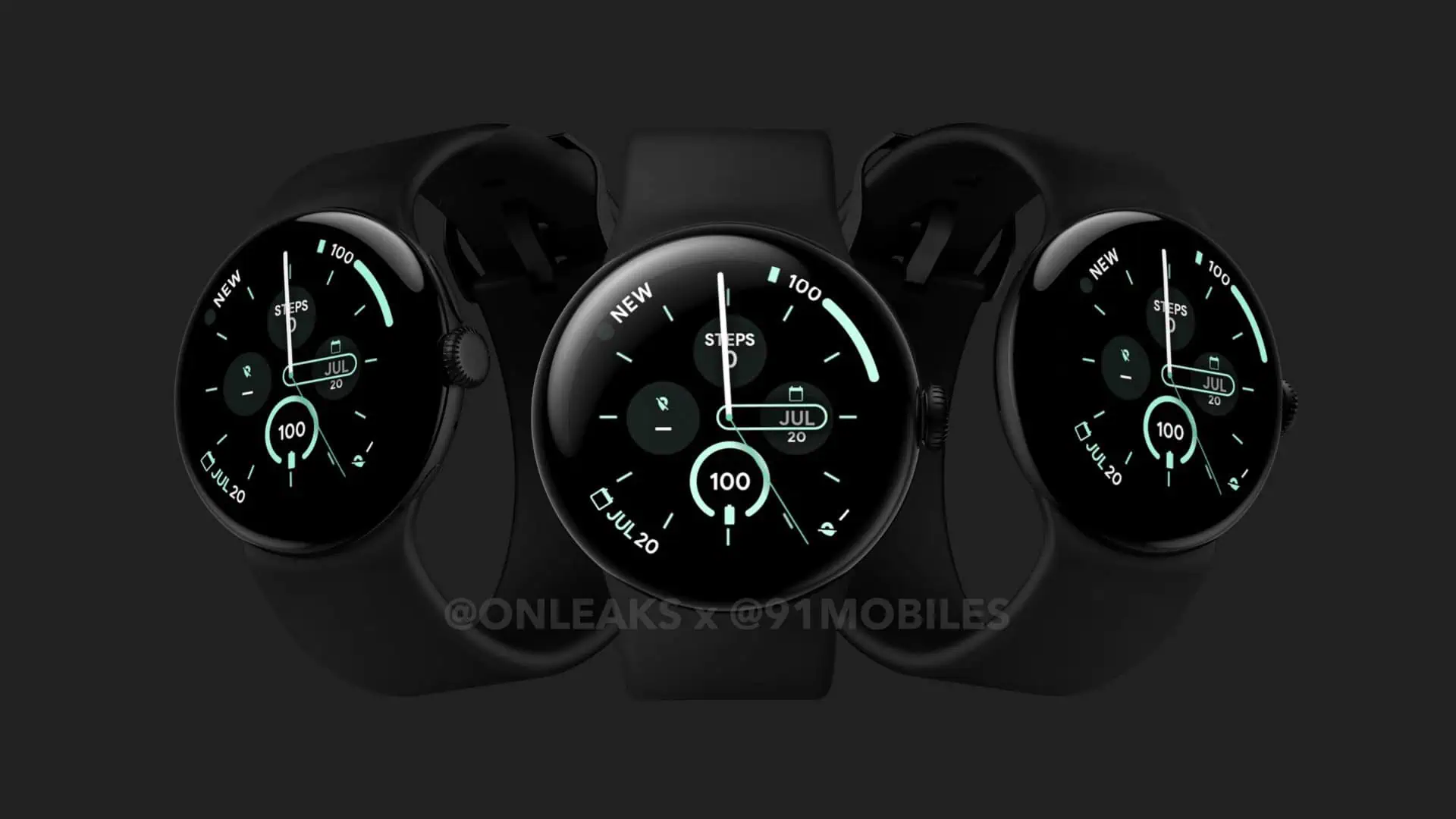 Google Pixel Watch 3 leaked renders 2