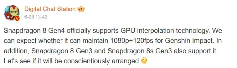 Qualcomm Snapdragon 8 Gen 4 GPU frame interpolation technology AI upscaling games