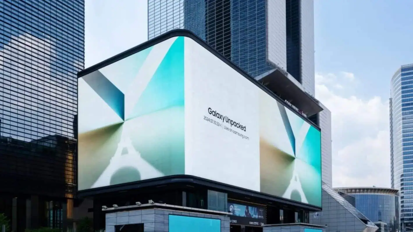 Featured image for Galaxy Unpacked billboards spark excitement for Z Flip 6, Z Fold 6