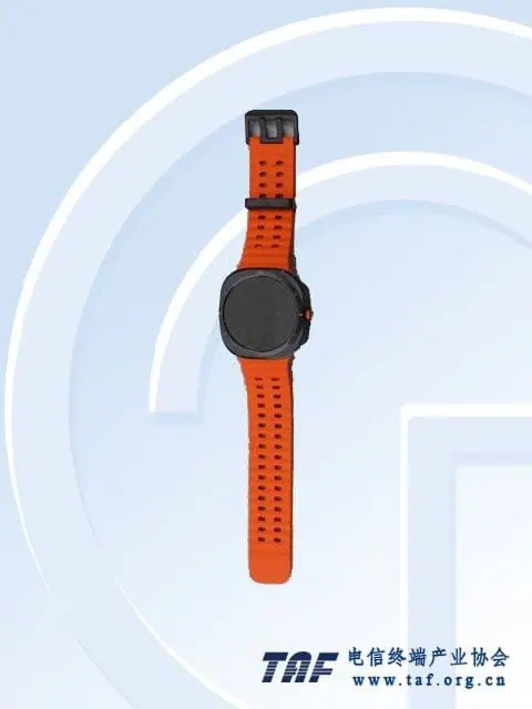 Samsung Galaxy Watch Ultra TENAA leak live photo design battery