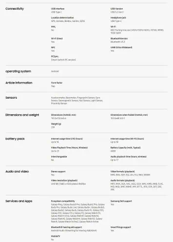 Samsung Galaxy Z Fold 6 major leak 10