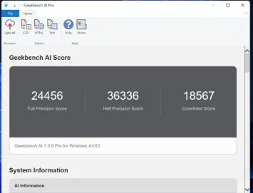 Geekbench AI for Windows