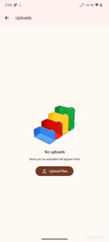 Google Drive Uploads Screen (5)