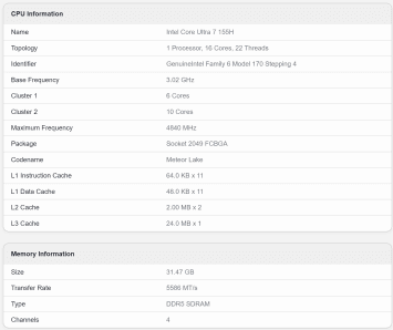 HONOR MagicBook Art 14 Geekbench GPU image 2