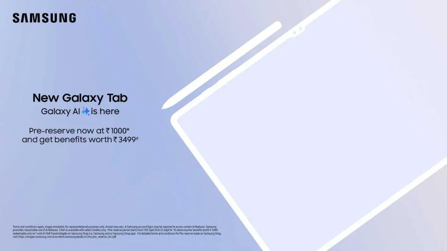 Featured image for Galaxy Tab S10 pre-registrations now live; first in India