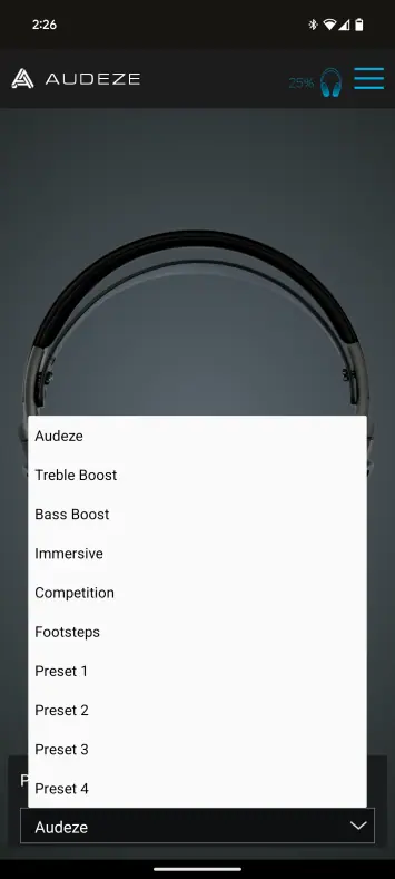 AH Audeze Maxwell Review Audeze HQ App (3)