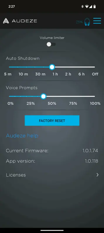 AH Audeze Maxwell Review Audeze HQ App (4)