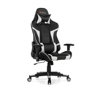 Costway gaming chair with lumbar support 4