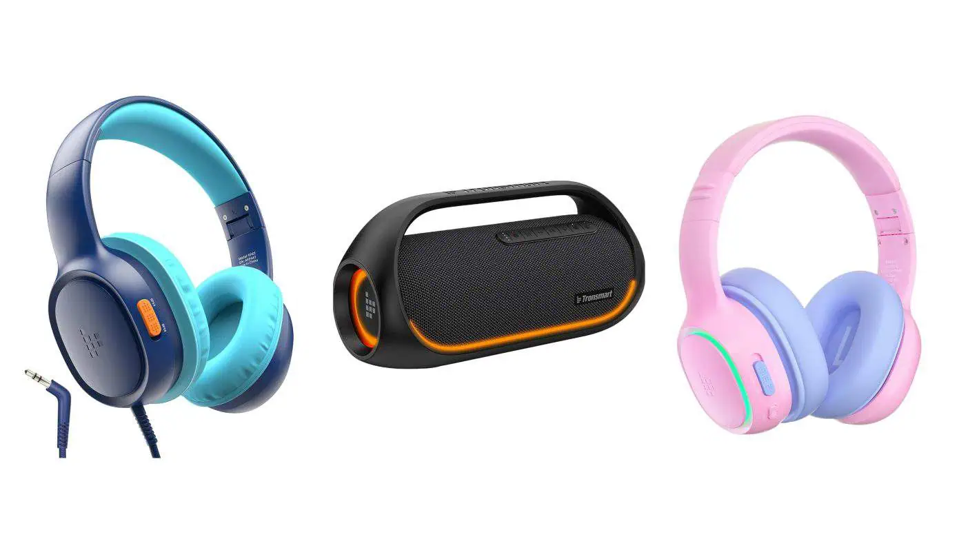 Featured image for Two pairs of Tronsmart headphones for kids & a speaker get discounted