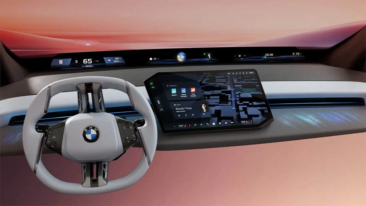 Featured image for BMW reveals new iDrive system that takes over your windshield