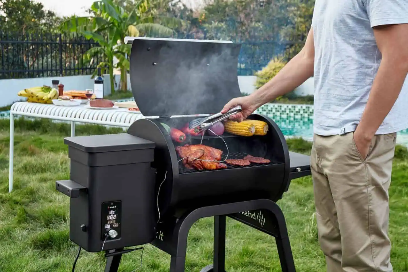 Featured image for Brisk It's new Zelos smart grill brings AI to wood-smoked BBQ