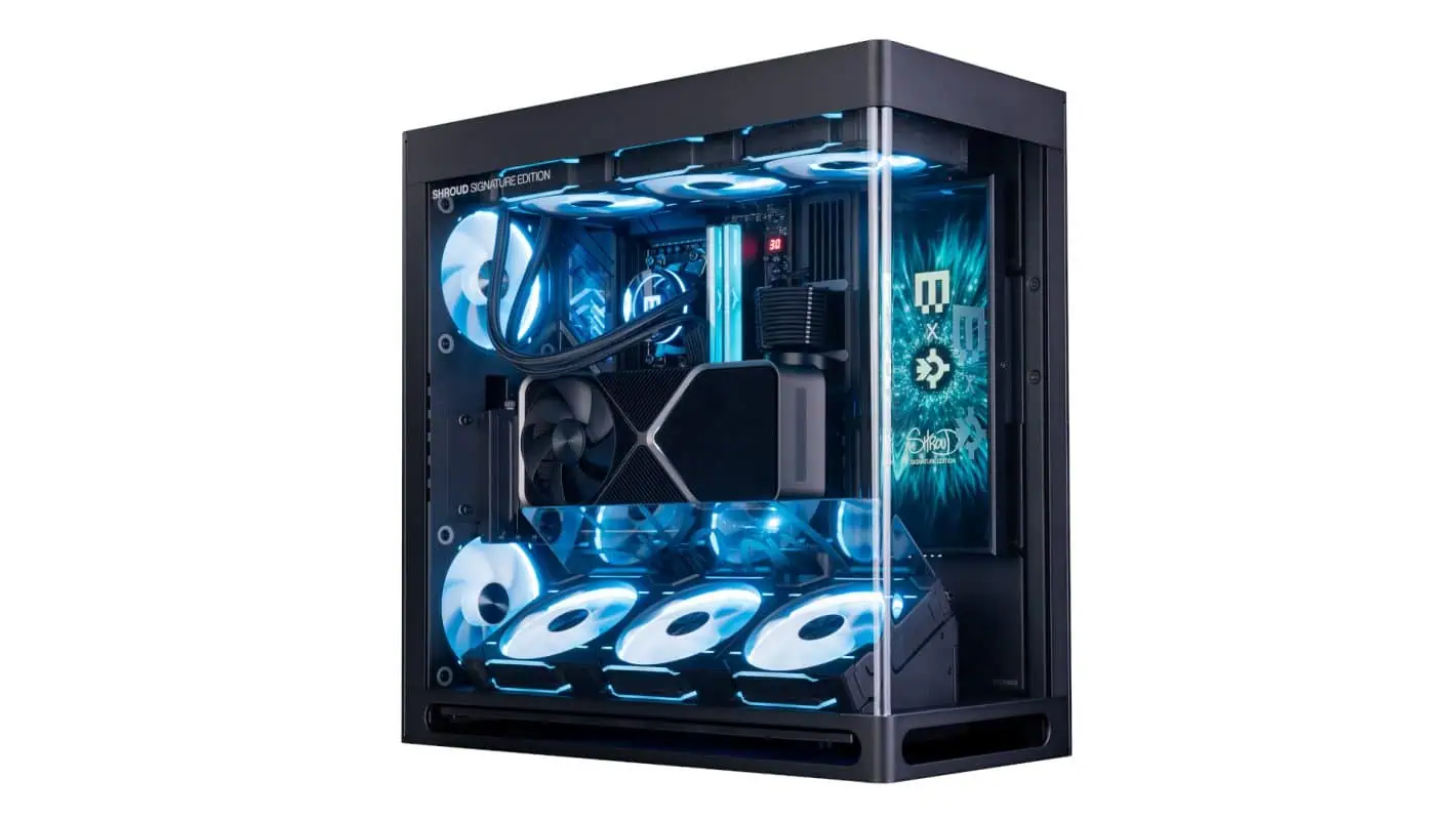 Featured image for MAINGEAR teams up with Shroud for a signature edition gaming PC