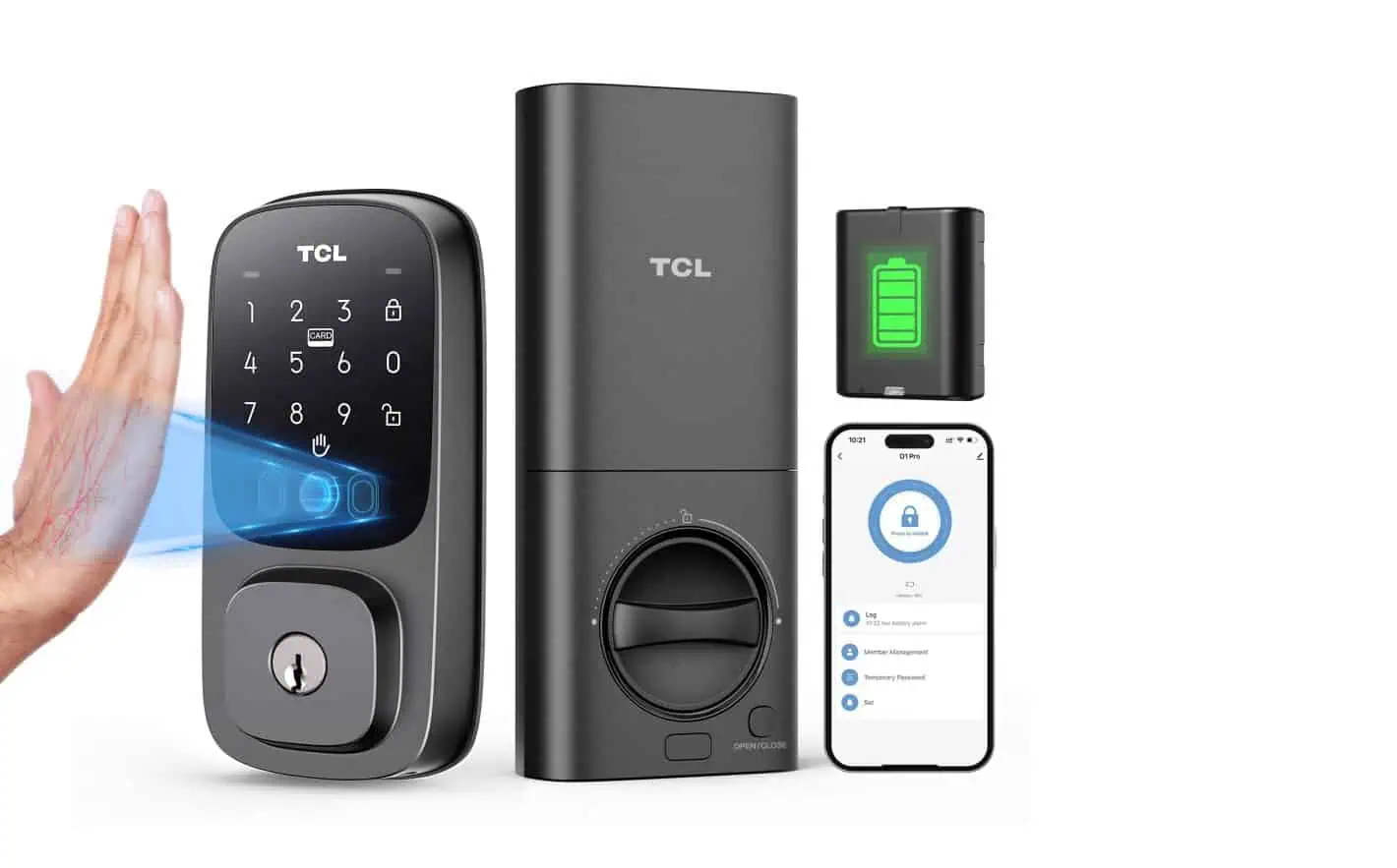 Featured image for TCL Smart Lock D1 Pro has AI-powered palm vein recognition