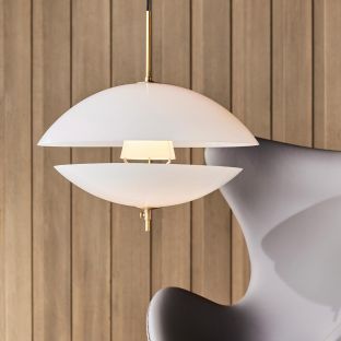 Clam Pendant Lamp Large by Ahm & Lund from Fritz Hansen - Aram Store