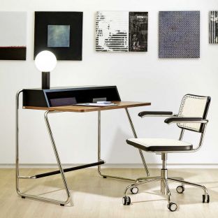 S64 VDR Atelier cane desk chair - Marcel Breuer - Thonet - Aram Store