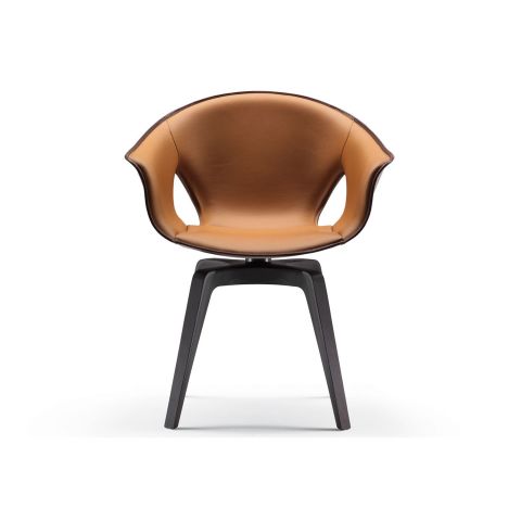 Ginger Swivel Armchair from Poltrona Frau - Aram Store