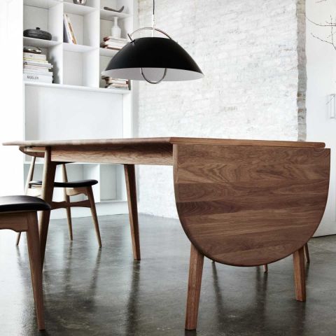 CH006 Extendable Table by Hans J. Wegner for Carl Hansen & Son - ARAM Store