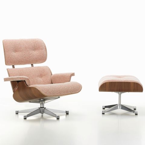 Charles and Ray Eames Large Black Walnut Lounge Chair and Ottoman for Vitra - Aram Store