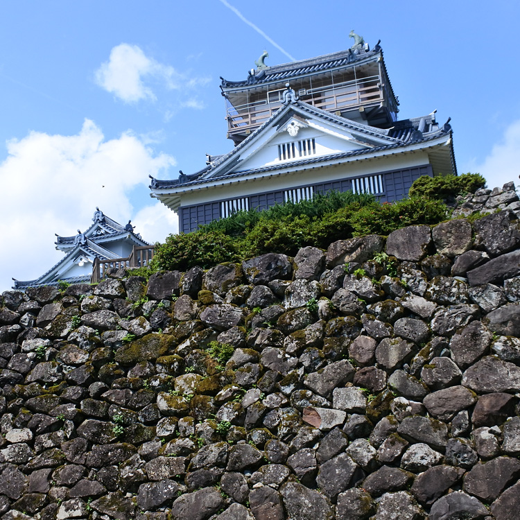 金森長近が築城した越前大野城