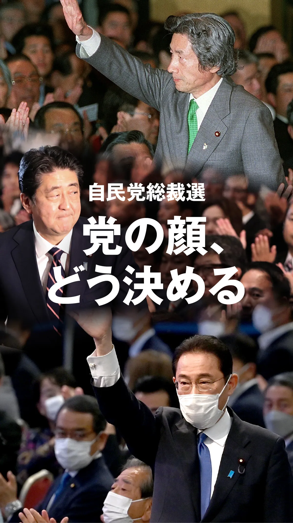 自民党総裁選　党の顔、どう決める