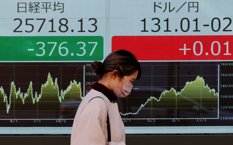 Stock Markets Plunge Across Asia, With the Nikkei Sinking 13%