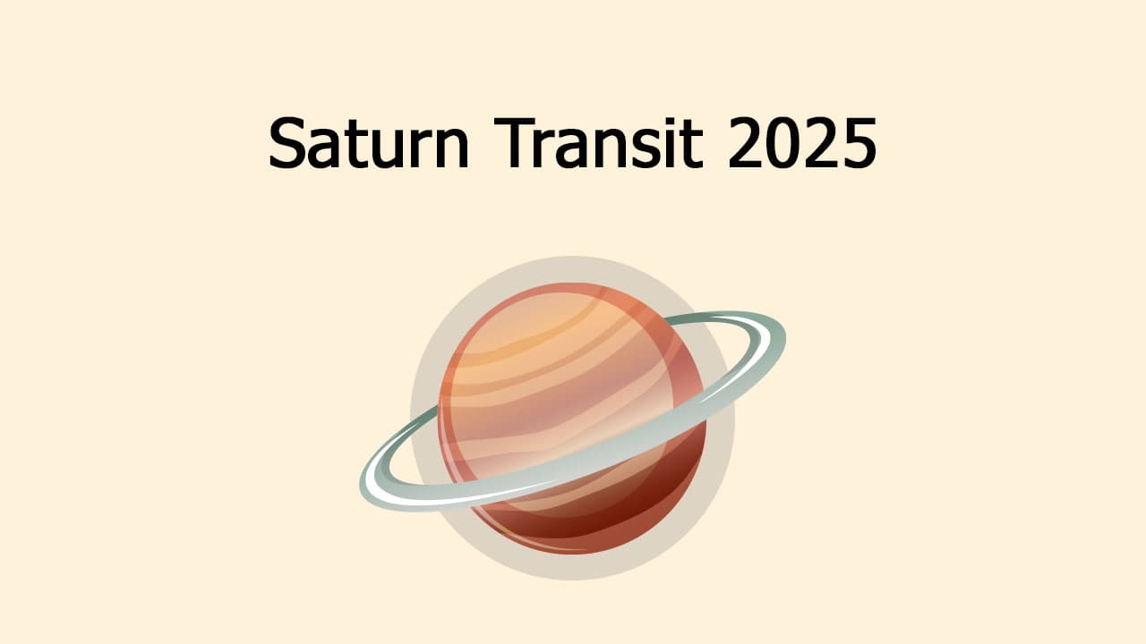 Saturn Transit 2025