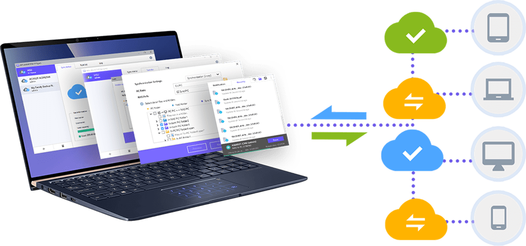 Asustor NAS 華芸 Automatically synchronize files between computer and NAS
