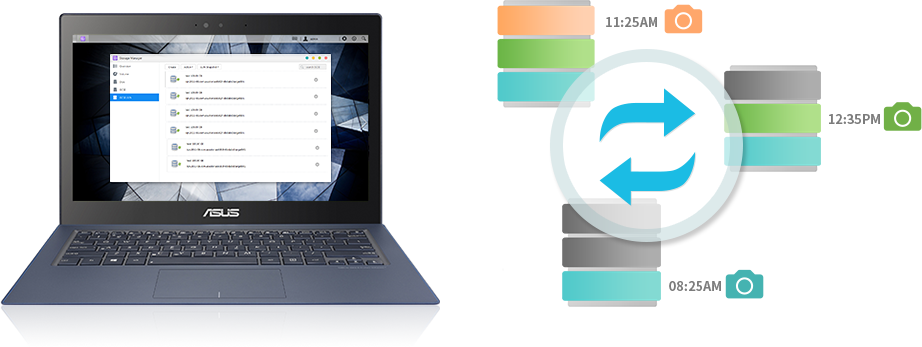 iSCSI LUN Snapshots<br/>Stable, fast and capacity-saving  