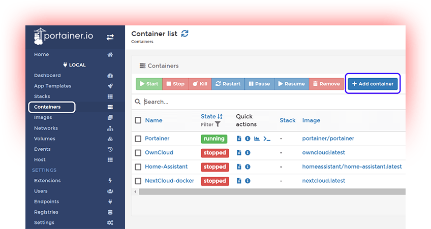 <span class='red_border'>Software
</span><br/>

Portainer – Easy Docker Deployments
  