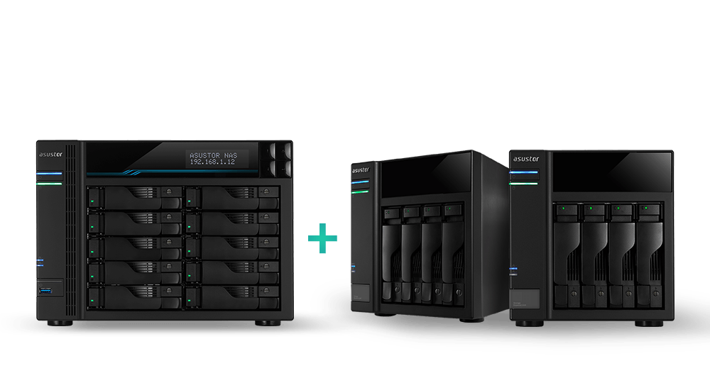 Ten Bay with M.2 SSD Cache flexible storage  