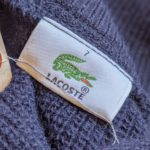 Bigsize French Lacoste Pullover Wool Knit Sweater Mens-XL