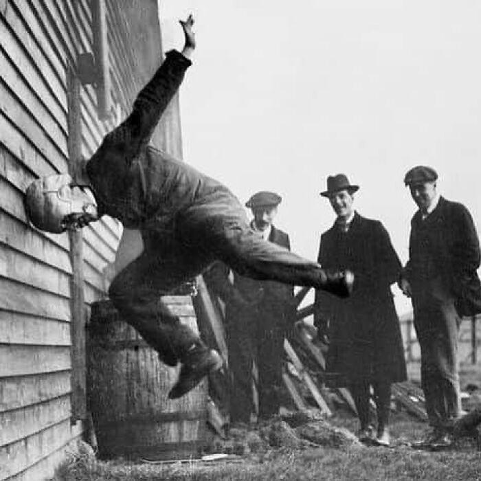 Helmet Testing In The Year 1912