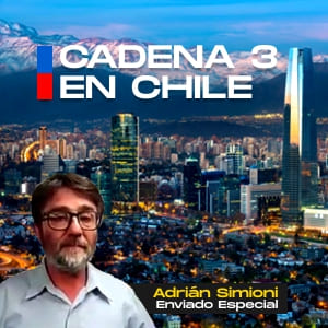 Cadena 3 en Chile con Adrián Simioni